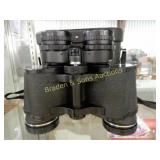 USED PENTEXT 7/12 X 40 BINOCULARS WITH CASE