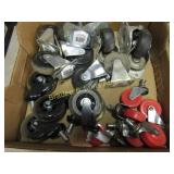 BOX OF ASSTD CASTORS