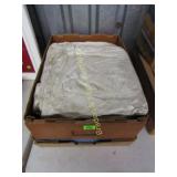 BOX OF ASSTD CANVAS DROP CLOTHS