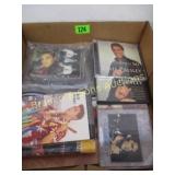 BOX OF ASSORTED ELVIS MUSIC ETC.