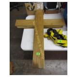 GROUP OF 3 WOODEN CROSSES