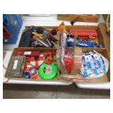 GROUP OF 4 BOXES OF ASSTD TOOLS ETC