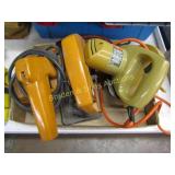 GROUP OF 2 USED BLACK AND DECKER SKIL SAWS