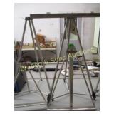 GROUP OF 4 ALUMINUM ART EASELS
