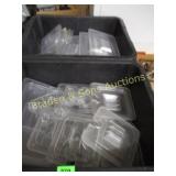 GROUP OF 2 RESTAURANT BUS TUBS WITH CONTENTS