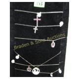 GROUP OF 6 LADIES STERLING SILVER NECKLACES