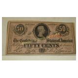 CONFEDERATE STATES OF AMERICA 50 CENT FRACTIONAL