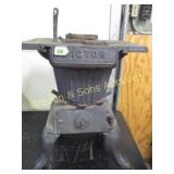 ANTIQUE VICTOR TWO BURNER WOOD BURNING STOVE