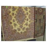 USED FLOOR RUG AND RUNNER.