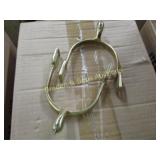 GROUP OF 30 PAIRS CONTEMPORARY BRASS CALVARY