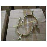 GROUP OF 30 PAIRS CONTEMPORARY BRASS CALVARY