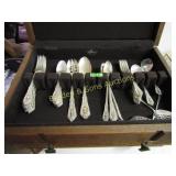 GROUP OF 51 PIECES  STERLING SILVER WALLACE