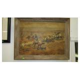 FRAMED 22" X 29" RUSSELL PRINT