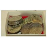 GROUP OF 20 MEXICAN SILVER PESOS.