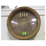 VINTAGE MILLER LITE BEER SIGN NEEDS REPAIR