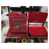 GROUP OF 2 STADIUM SEATS AND 3 CUSHIONS