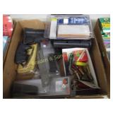 BOX OF ASSTD GUN RELATED MDSE ETC