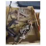 BOX OF ASSTD ANTIQUE TRAPS
