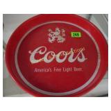 VINTAGE ORIGINAL COORS SERVING TRAY