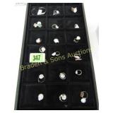 TRAY OF ASSTD LADIES RINGS