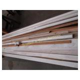 GROUP OF ASSTD PVC WOOD TRIM ETC