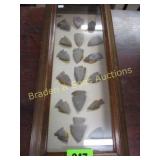 GROUP OF 18 NATIVE AMERICAN ARROWHEADS IN