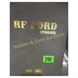 NEW RF FORD SPUR MAKER BOOK BY LIZFORD (WIFE)