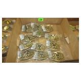 GROUP OF 12 NEW MILITARY BELT BUCKLES