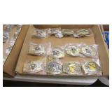 GROUP OF 12 NEW MILITARY BELT BUCKLES