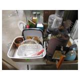 GROUP OF ASSTD COOKWARE, ETC