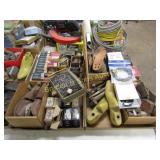 GROUP OF 4 BOXES OF ASSTD BOOT MAKING SUPPLIES