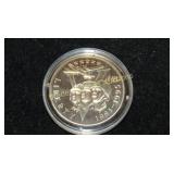 US 1991 WWII CLAD HALF DOLLAR