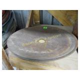 GROUP OF 2 METAL DISCS