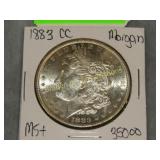 US 1883 CARSON CITY MORGAN SILVER DOLLAR