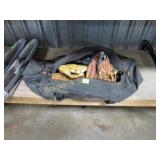 GROUP OF ASSTD BASEBALL GLOVES WITH CARRY BAG