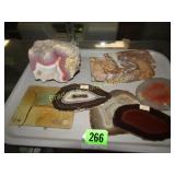 TRAY OF ASSTD POLISHED ROCKS