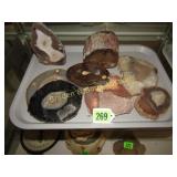 TRAY OF ASSTD POLISHED ROCKS