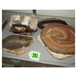 TRAY OF ASSTD POLISHED ROCKS