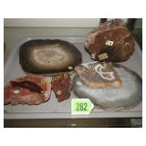 TRAY OF ASSTD POLISHED ROCKS