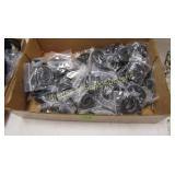 GROUP OF APPROX 100 CAVALRY LEATHER SPUR STRAPS