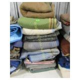 GROUP OF 10 PACKING QUILTS