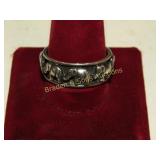 MENS STERLING SILVER RING SZ 13