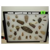 GROUP OF 31 NATIVE AMERICAN POINTS FOUND IN