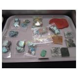 TRAY OF ASSTD POLISHED ROCKS