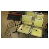 GROUP OF 5 OFFICE CHAIRS