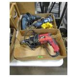 GROUP OF 2 BOXES OF ASSTD POWER TOOLS, ETC