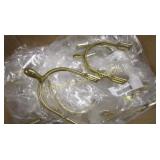 GROUP OF 30 CONTEMPORARY BRASS CAVALRY SPURS WITH