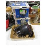 GROUP OF 2 USED WORK LIGHTS & 1 SPOT LIGHT