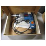 USED RYOBI DRILL DRIVER & 1 BOX OF ASSORTED