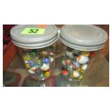 GROUP OF ASSTD VINTAGE MARBLES